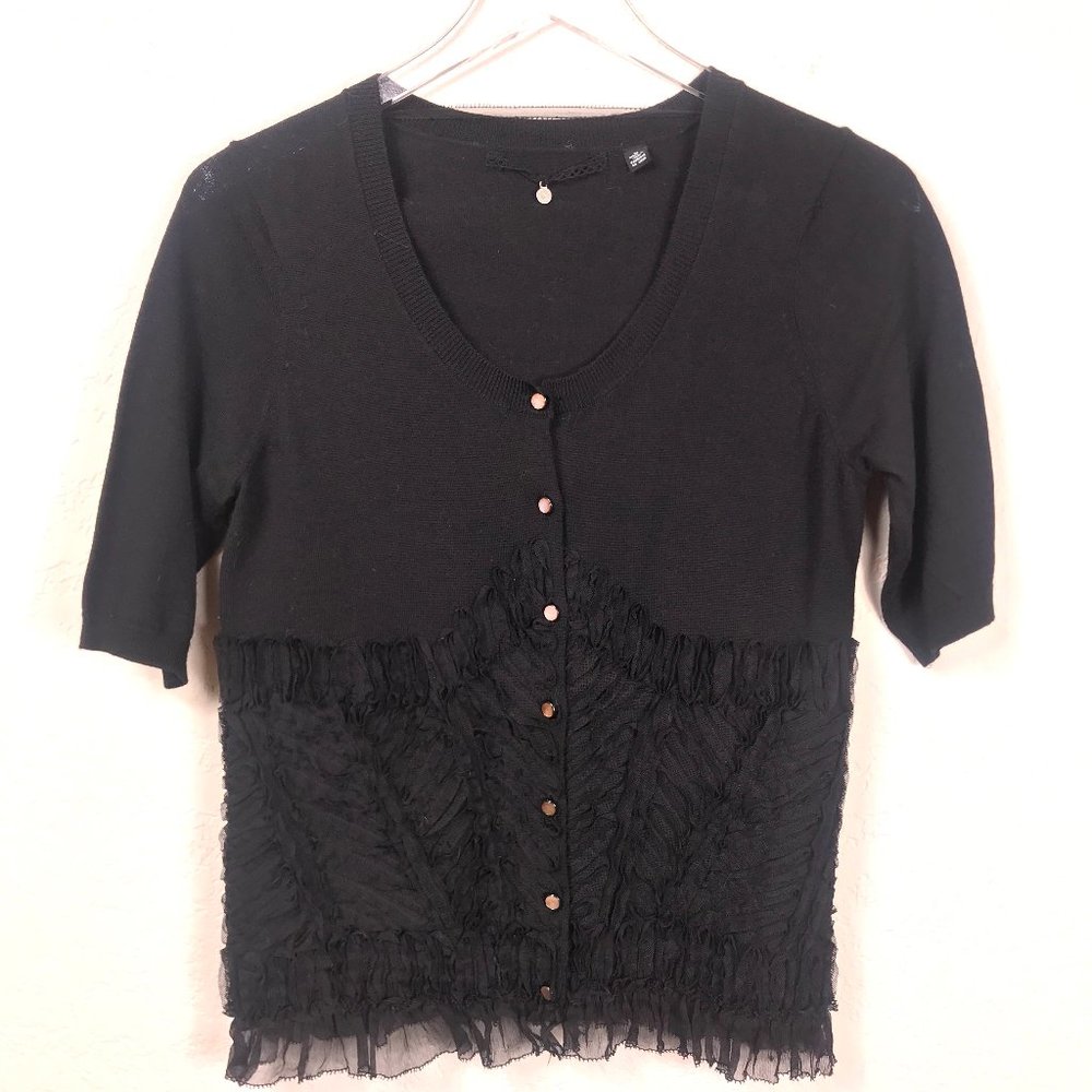 Anthropologie Knitted & Knotted Cardigan Sweater
